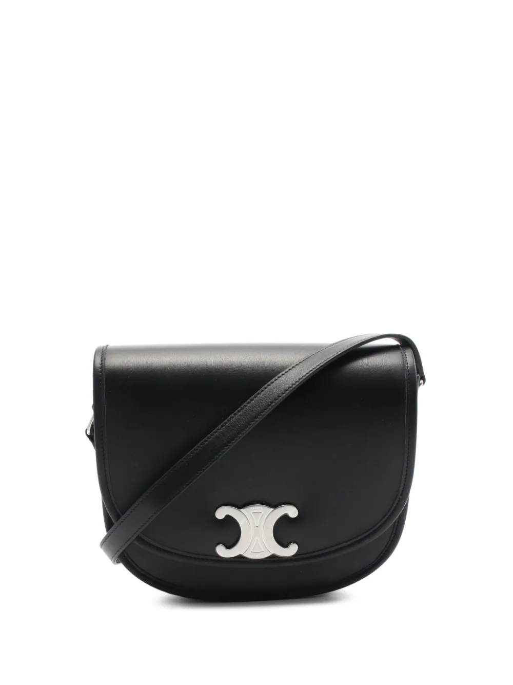 Céline Pre-Owned 2020s トリオンフ レザーショルダーバッグ - ブラック Céline Pre-Owned 2020s トリオンフ レザーショルダーバッグ - ブラック