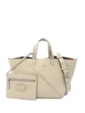 Fendi Pre-Owned 2020s small Selleria Diagonal two-way handbag - Neutrals