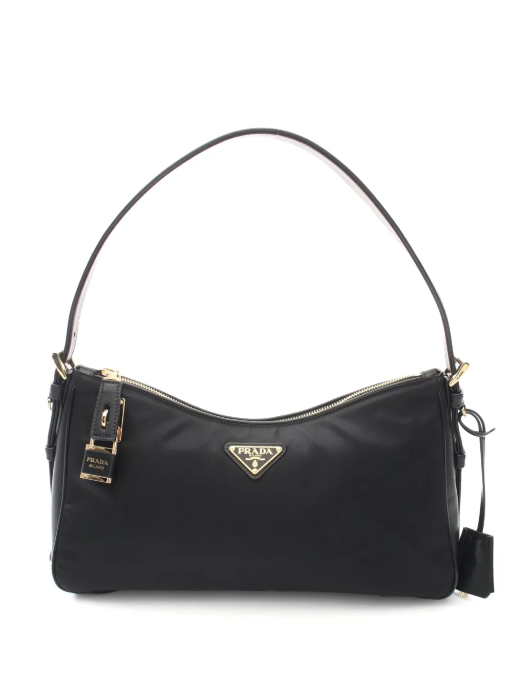 Prada Pre-Owned 2020s Re-Nylon shoulder bag | Black | Image 1