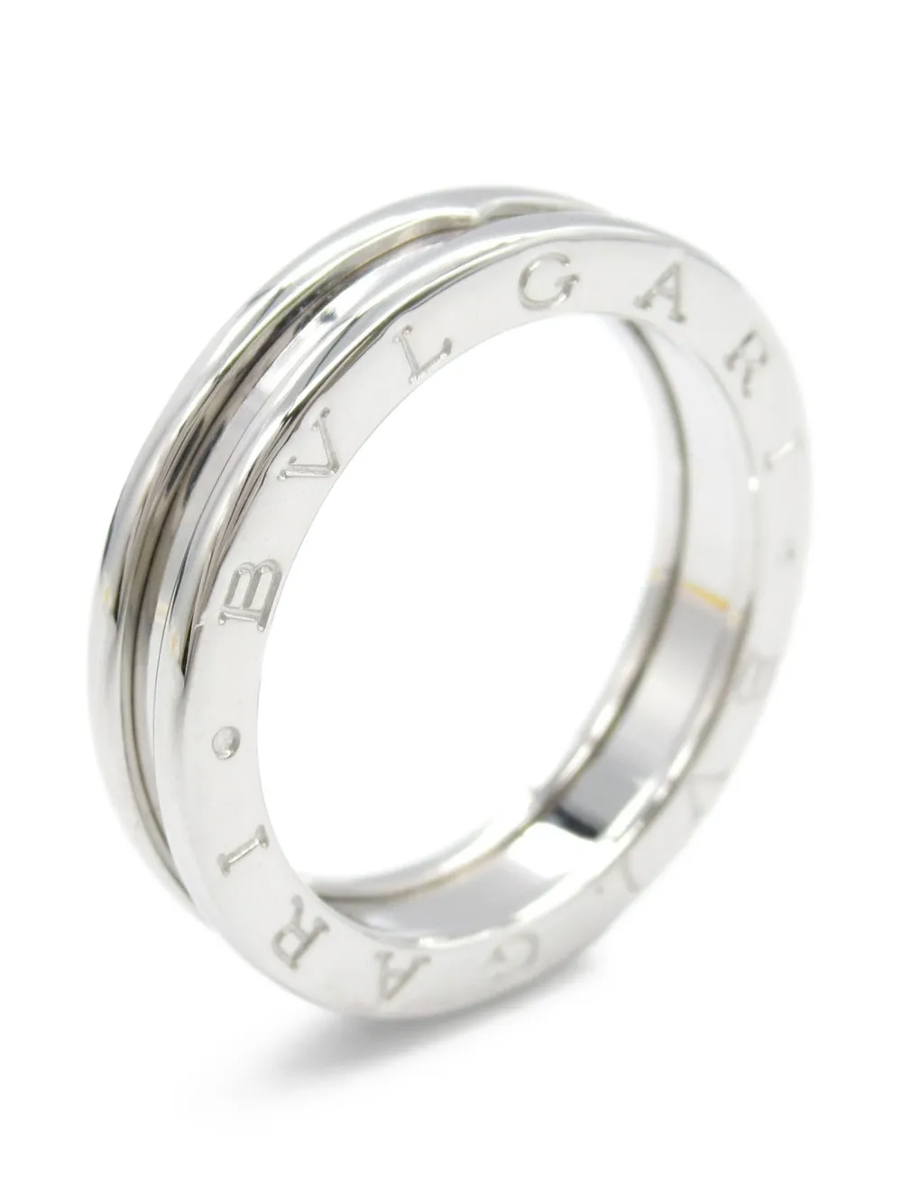 Bvlgari Pre-Owned 2010s 18K white gold B.zero1 ring | Women | Image 2