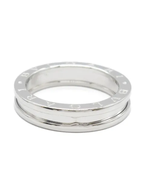 Bvlgari Pre-Owned 2010s 18K white gold B.zero1 ring