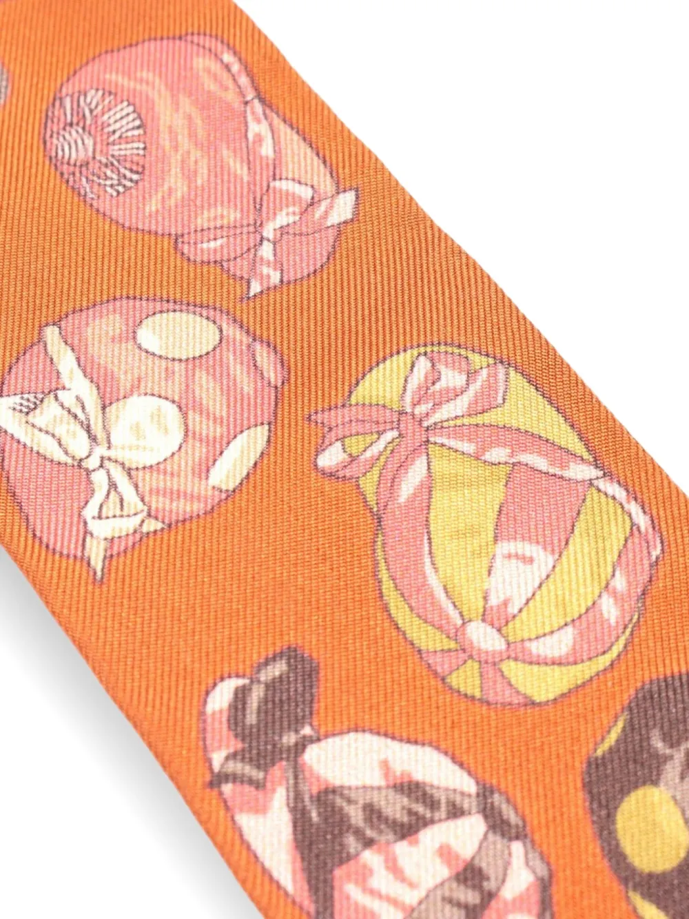 Hermès Pre-Owned 10s Twilly Jockey silk scarf | Image 2
