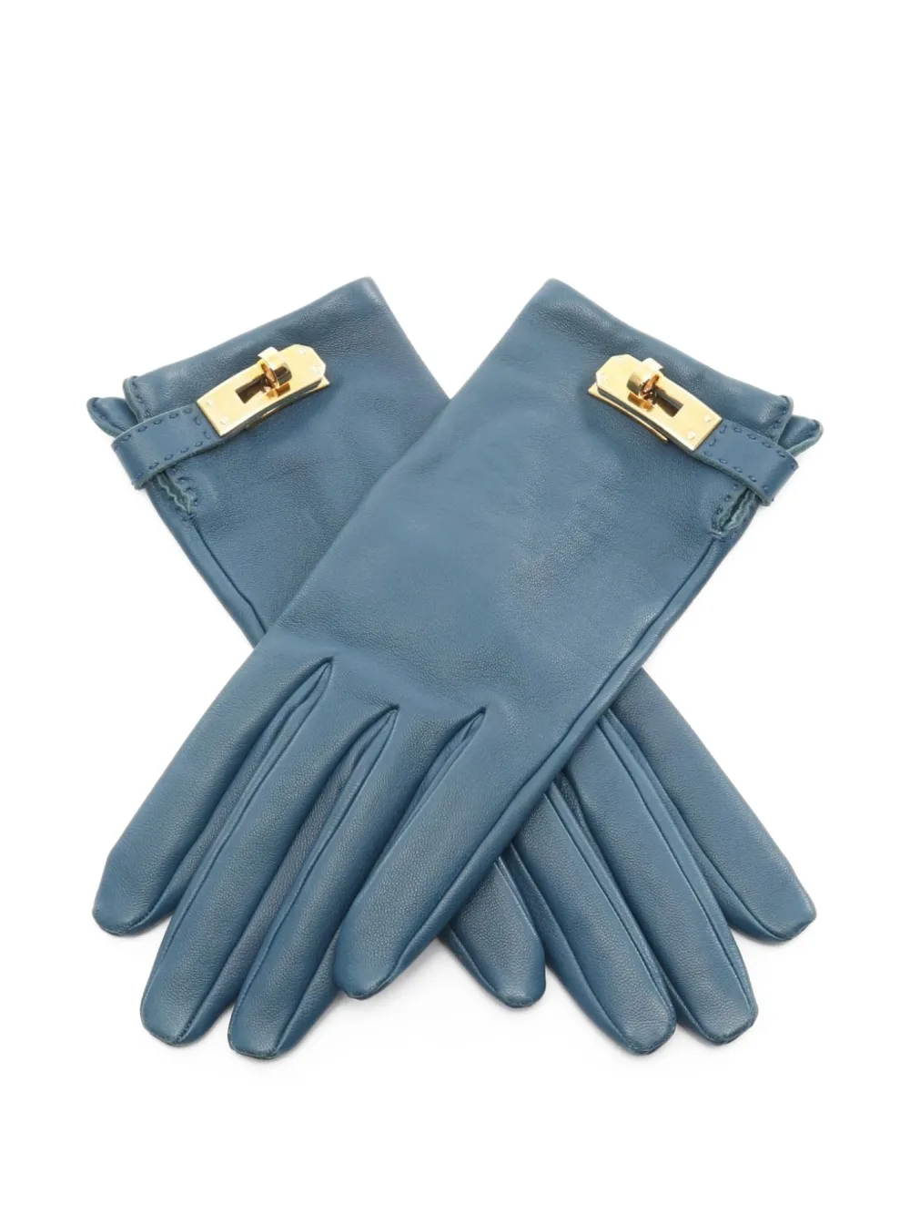 Hermès Pre-Owned 2000s Kelly Hommage gloves | Blue | Image 1