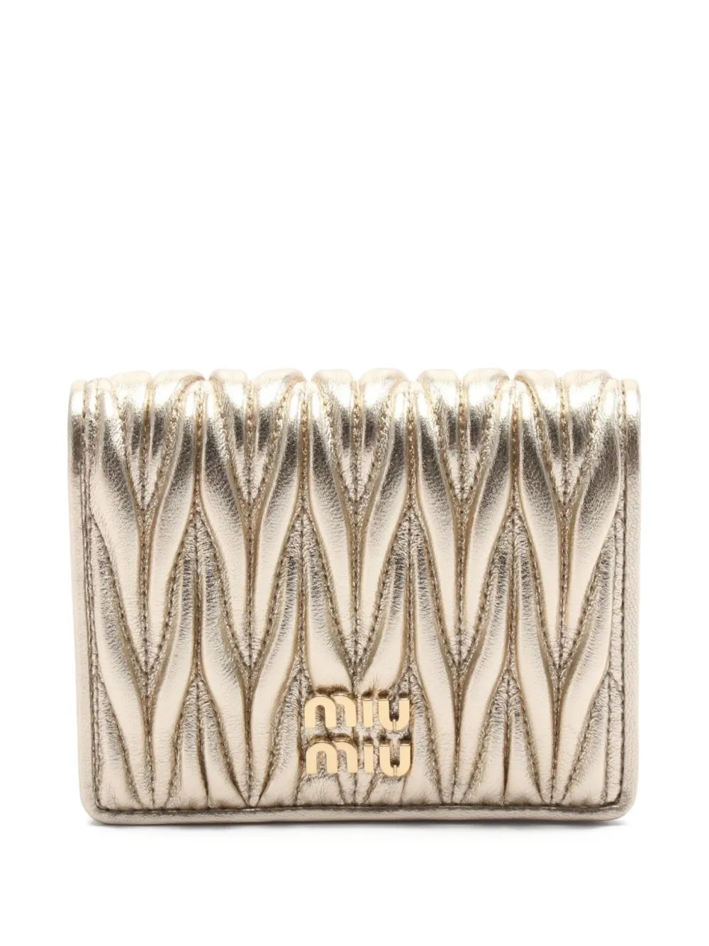Pre-owned Miu Miu 2020s Matelasse Wallet