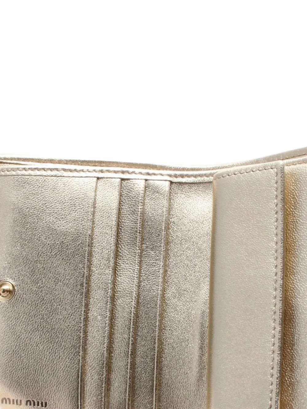 Pre-owned Miu Miu 2020s Matelasse Wallet
