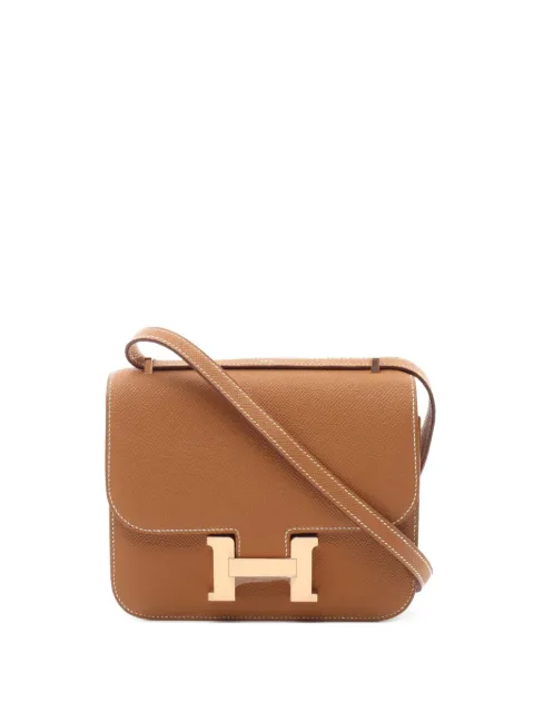 Hermès Pre-Owned 2024 mini Constance 3 logo plaque cross body bag