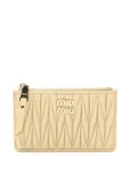 Miu Miu Pre-Owned 2020s Matelasse coin purse - Neutrals