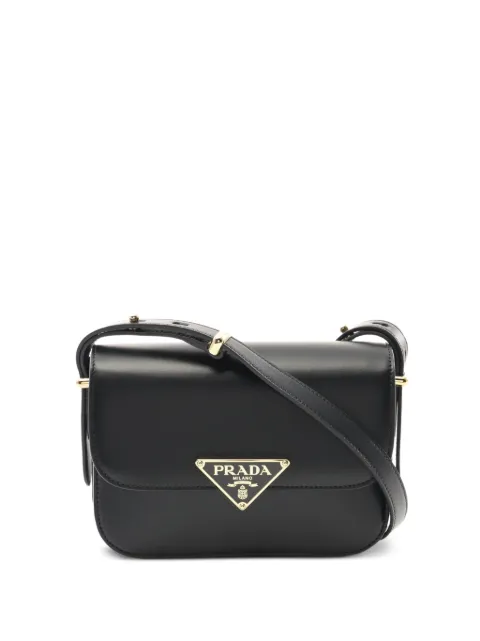 Prada Pre-Owned 2020s エンブレム ショルダーバッグ