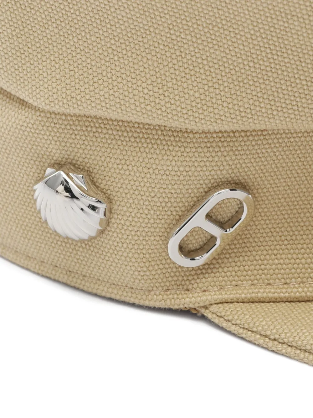 Pre-owned Hermes 2010s Julietta Seashell Cap