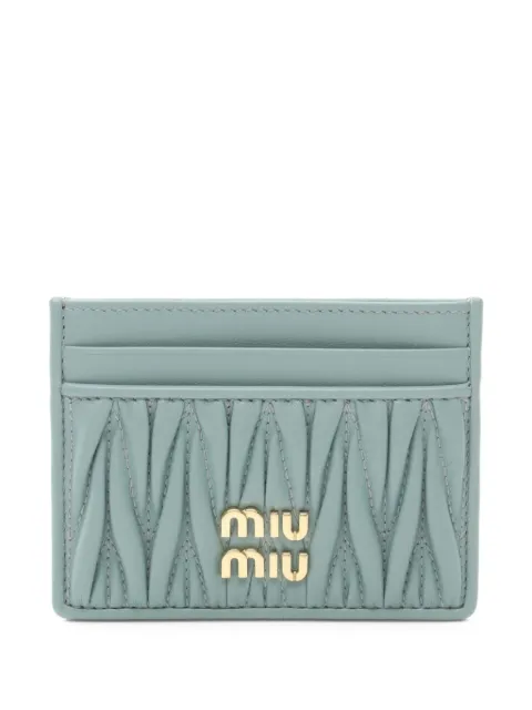 Miu Miu Pre-Owned 2020s Matelasse cardholder 