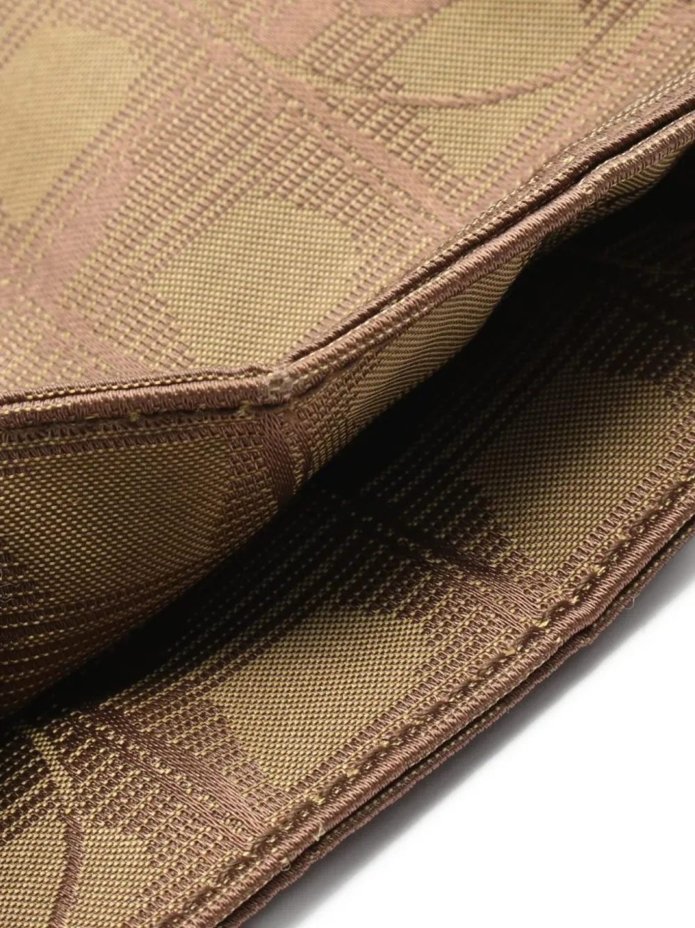 Pre-owned Chanel 2002-2003 New Travel Line Gm Tote Bag In Brown