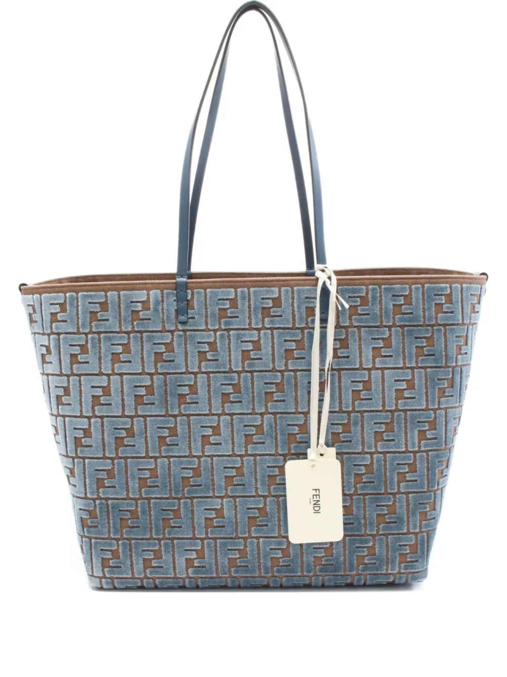 Fendi Pre-Owned 2020s large Roll handbag | Blue | Image 1