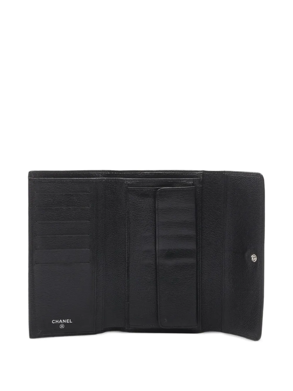 Pre-owned Chanel 2006-2008 Coco Mark Flap Wallet