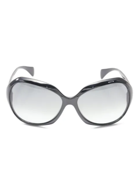 Miu Miu Pre-Owned 2010s oversized-frame sunglasses 