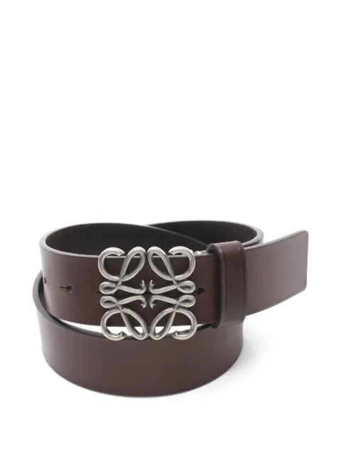 Loewe Pre-Owned 2020s Anagram leather belt