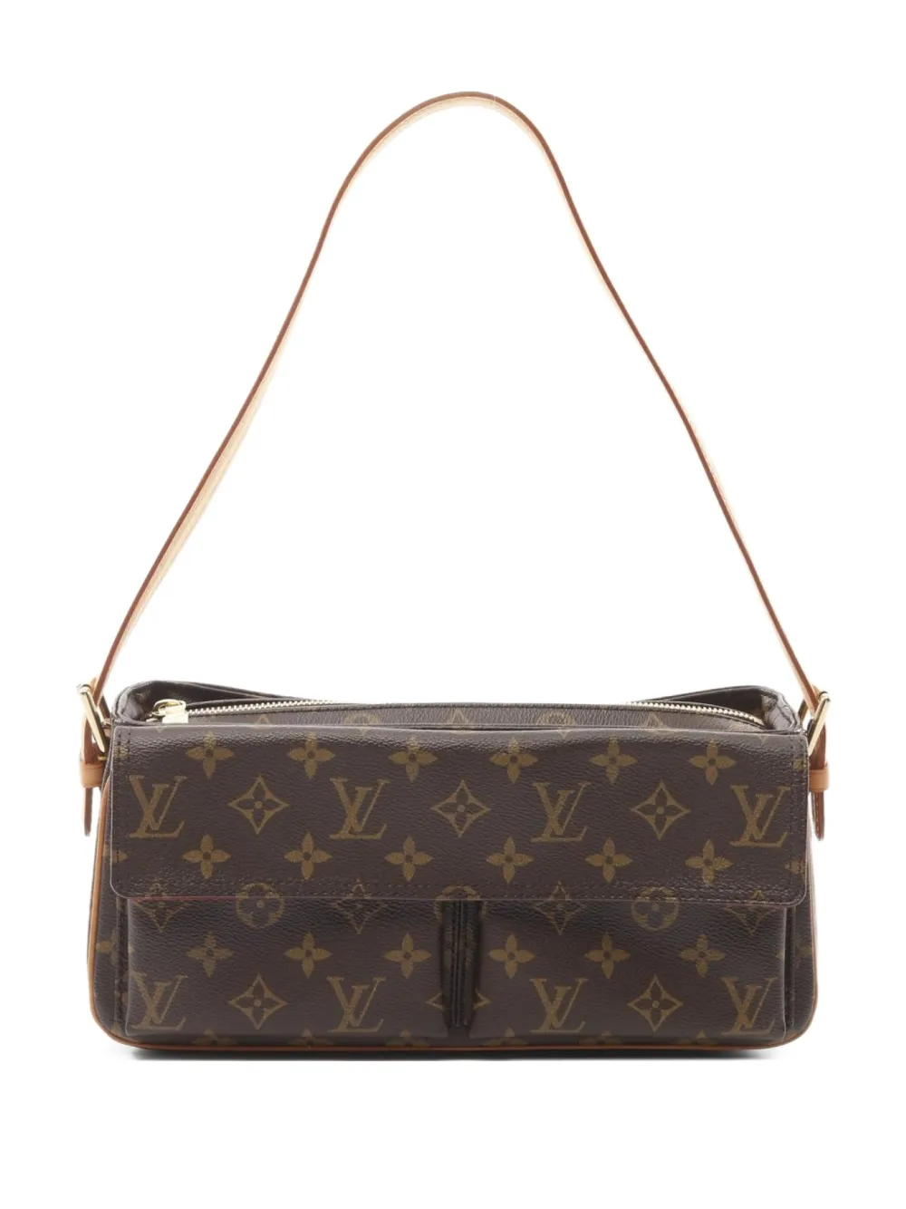 Louis Vuitton Pre-Owned 2004 Vivacite MM Monogram canvas shoulder bag | Brown | Image 1