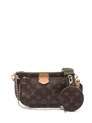 Louis Vuitton M80091 Monogram Crossbody pouch Shoulder Bag  Louis Vuitton Brown Monogram Crossbody Bag with Gold Hardware display picture 1