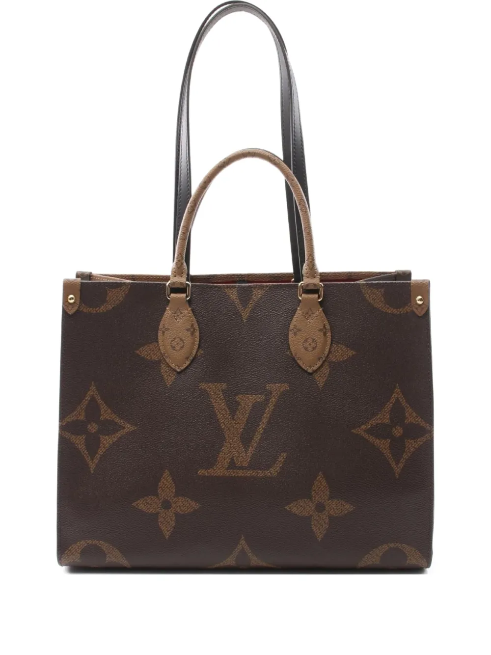Louis Vuitton Pre-Owned 2021 オン ザ ゴー MM ハンドバッグ - ブラウン Louis Vuitton Pre-Owned 2021 オン ザ ゴー MM ハンドバッグ - ブラウン