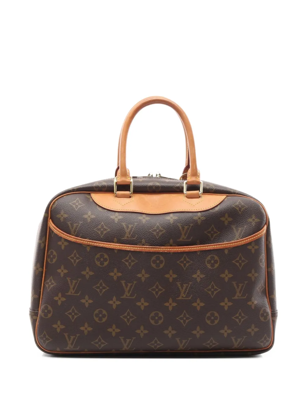 Louis Vuitton Pre-Owned 1999 Deauville Bowling Vanity Monogram Handbag | Brown | Image 1