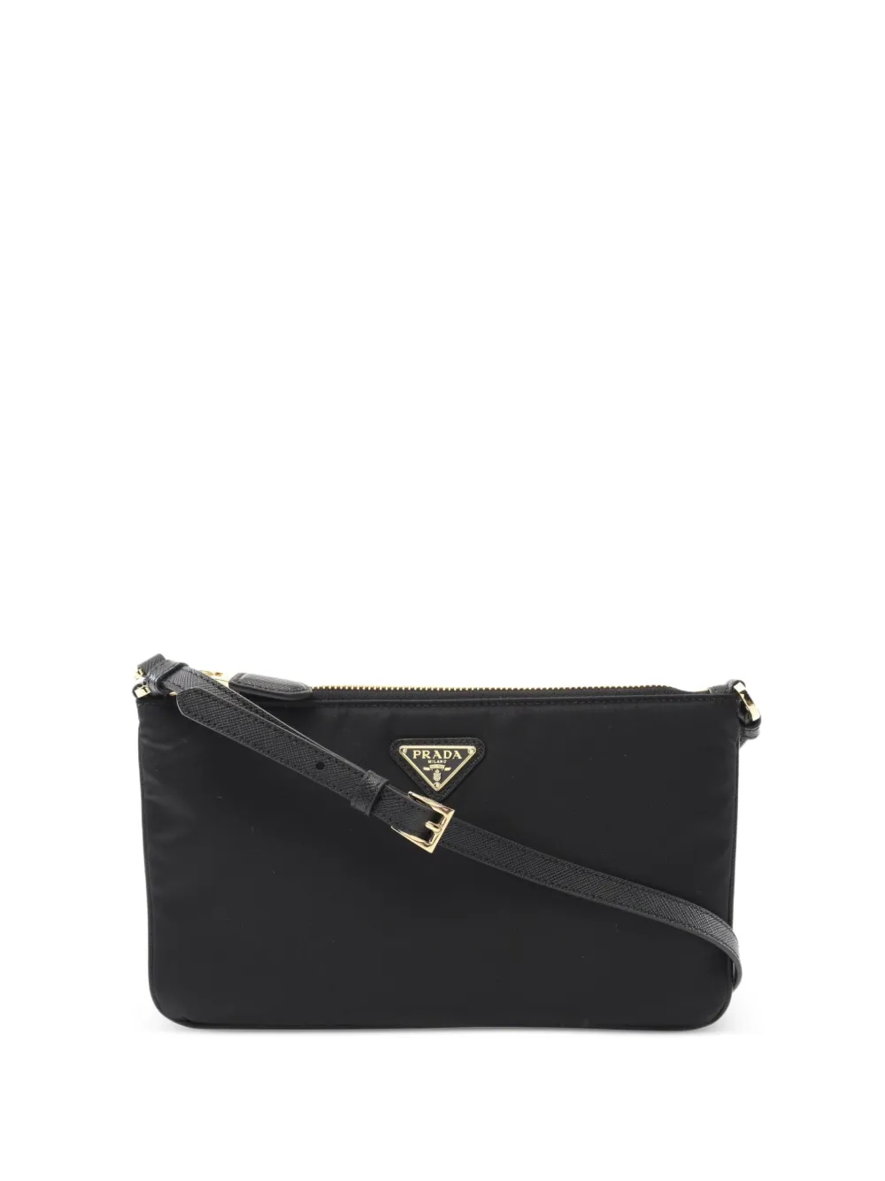 Prada Pre-Owned 2020s ロゴ クラッチバッグ - ブラック Prada Pre-Owned 2020s ロゴ クラッチバッグ - ブラック