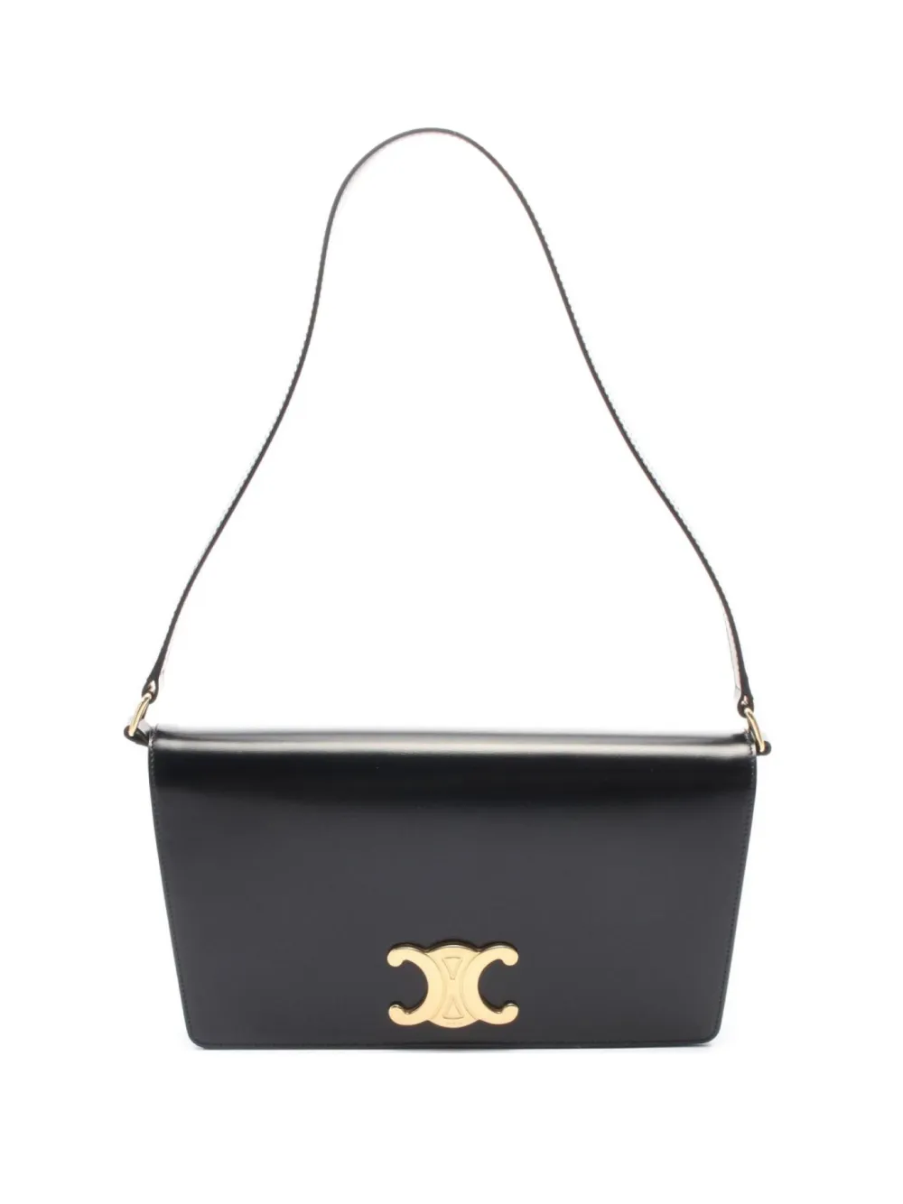 Céline Pre-Owned 2010s トラペーズ トリオンフ ショルダーバッグ - ブラック Céline Pre-Owned 2010s トラペーズ トリオンフ ショルダーバッグ - ブラック