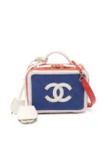 CHANEL Pre-Owned 2019 CC Filigree two-way vanity bag - Blue