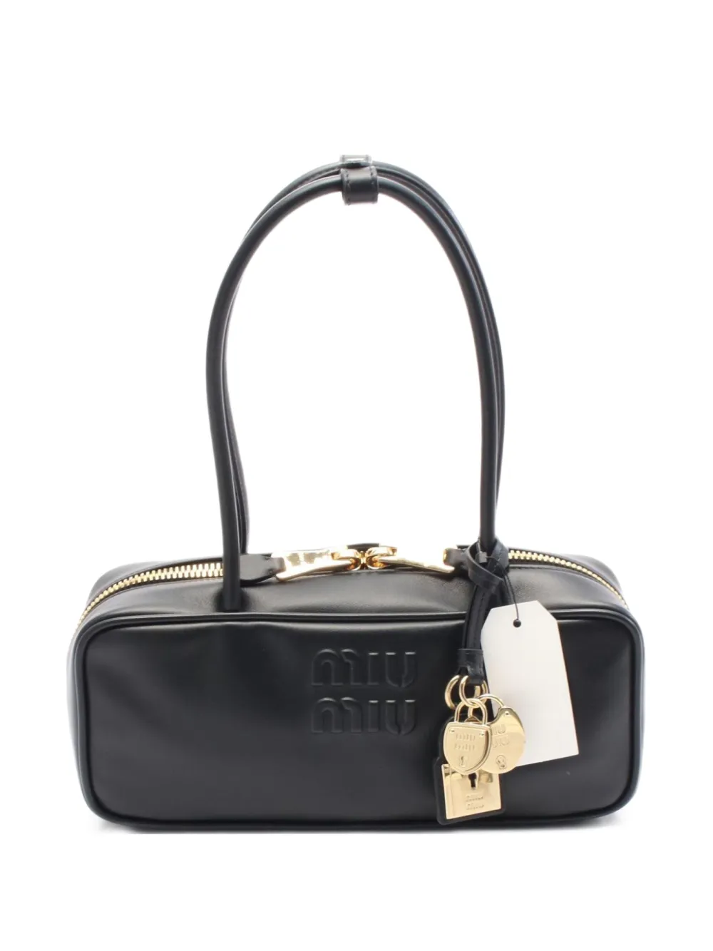 Miu Miu Pre-Owned 2020s small Bow tote bag | Black | Image 1