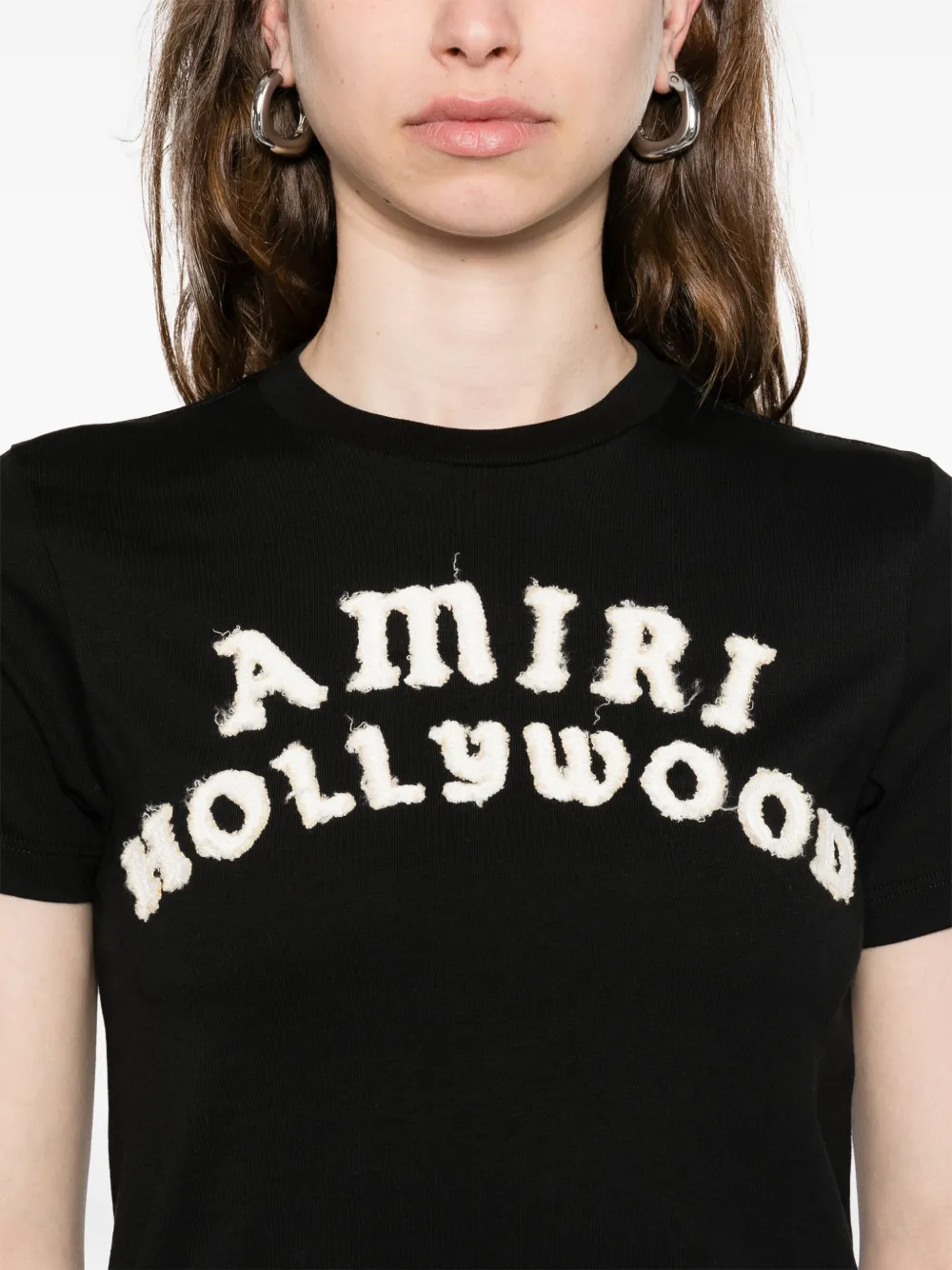 AMIRI T-shirt met logoprint Zwart