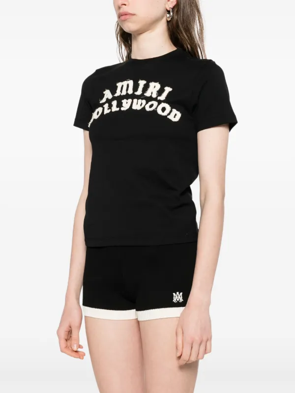 AMIRI logo-print T-shirt | Black | FARFETCH