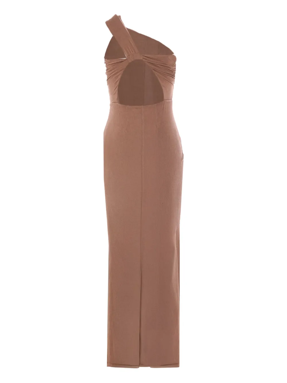 Eleh one-shoulder dress - Bruin