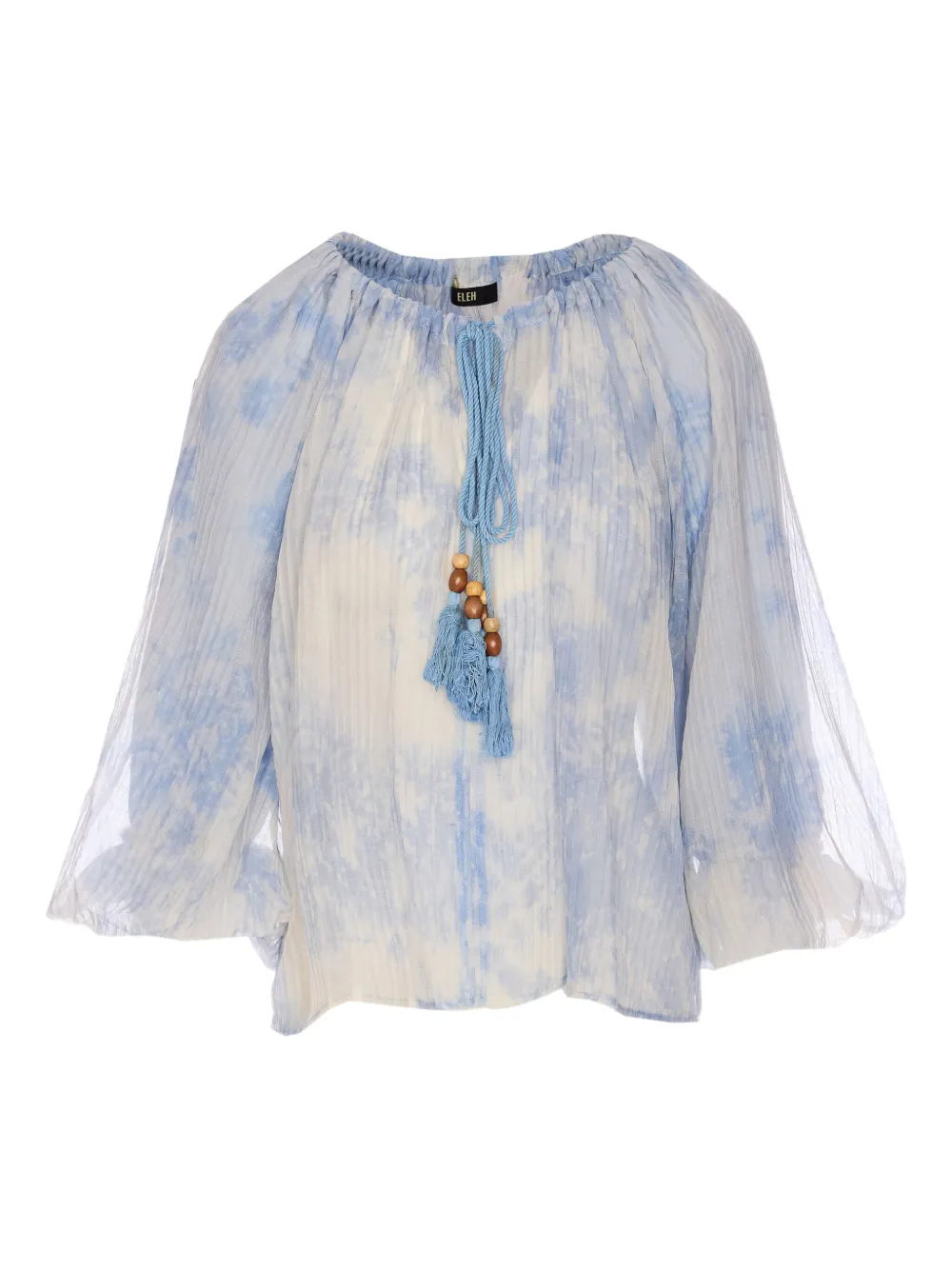 Eleh pleated blouse | Blue | Image 1
