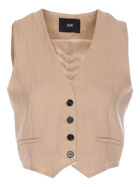 Eleh v-neck cropped jacket