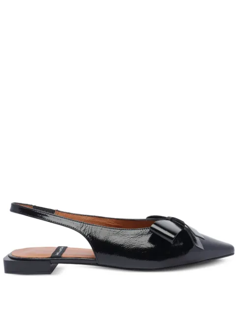 ANGEL ALARCON leather flat pumps