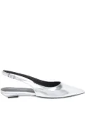 ANGEL ALARCON Malory ballet flats - Silver