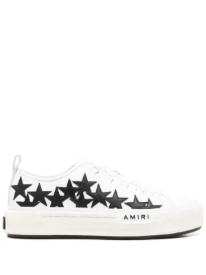 AMIRI star-patch low-top Sneakers | White | FARFETCH