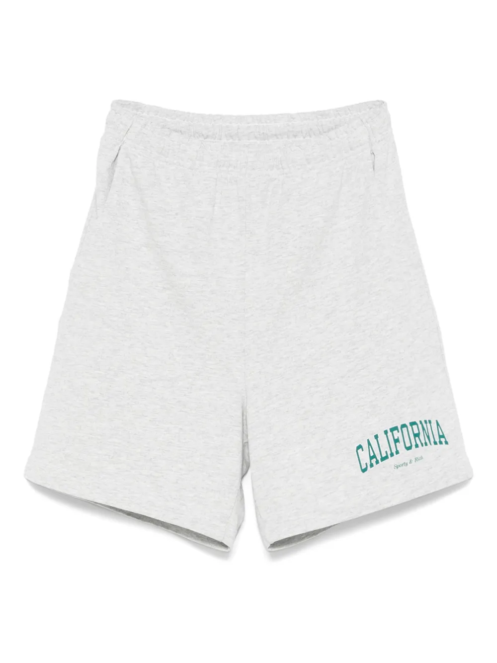 Sporty & Rich Shorts van katoenblend Grijs