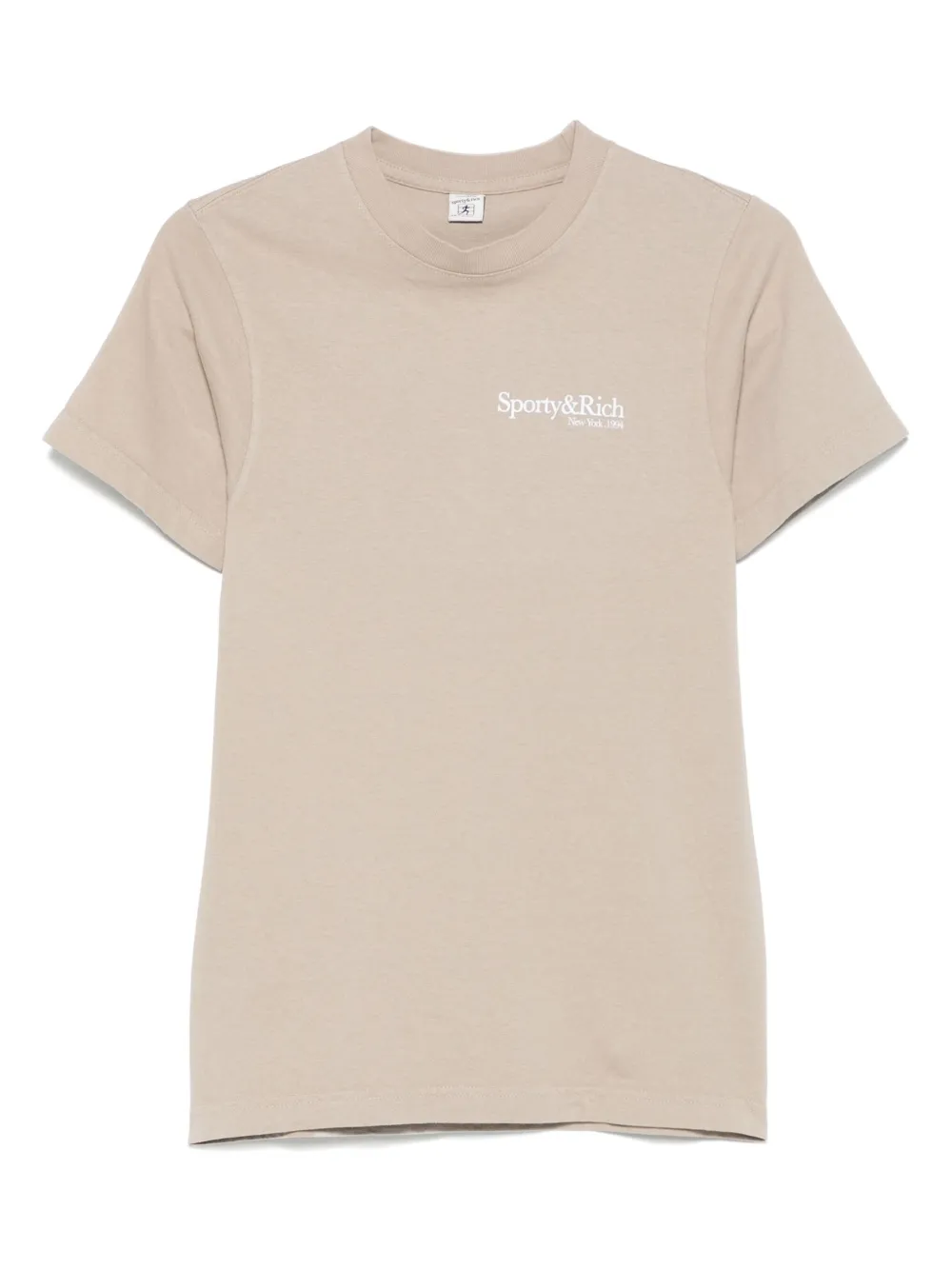 Sporty & Rich T-shirt met logoprint Beige