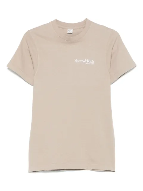Sporty & Rich logo-print T-shirt