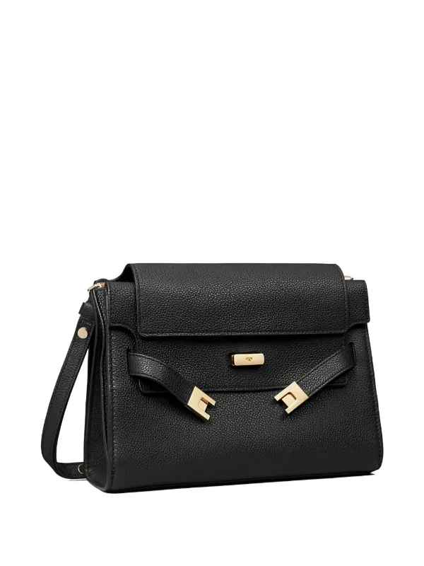 Tory Burch Lee Radziwill Shoulder Bag | Black | FARFETCH