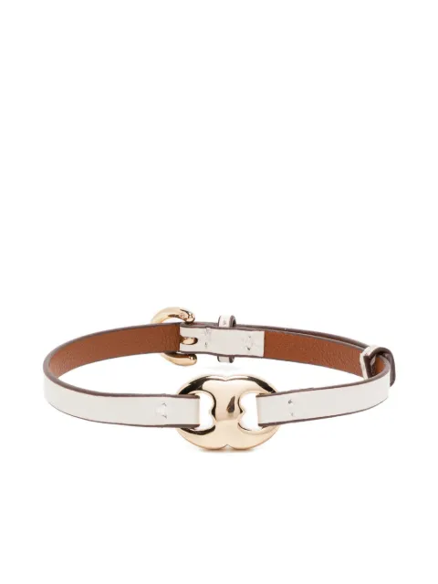 Tory Burch pulsera Gemini de piel