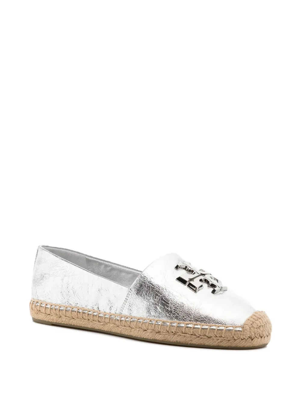 Tory Burch Eleanor Espadrilles Silver