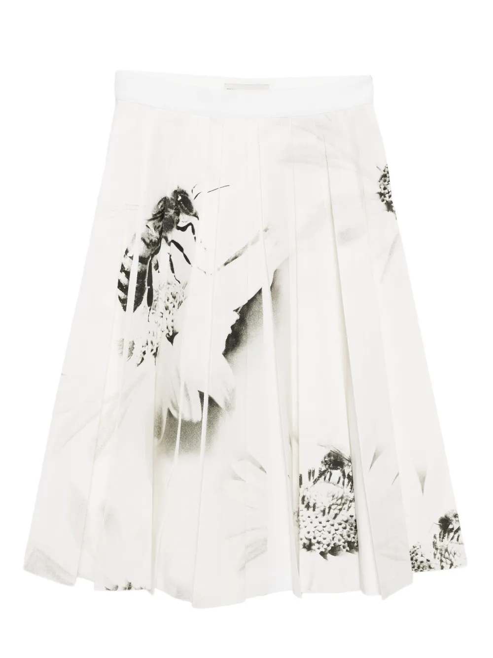 graphic-print skirt