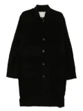 By Walid backed lace pacho coat - Black