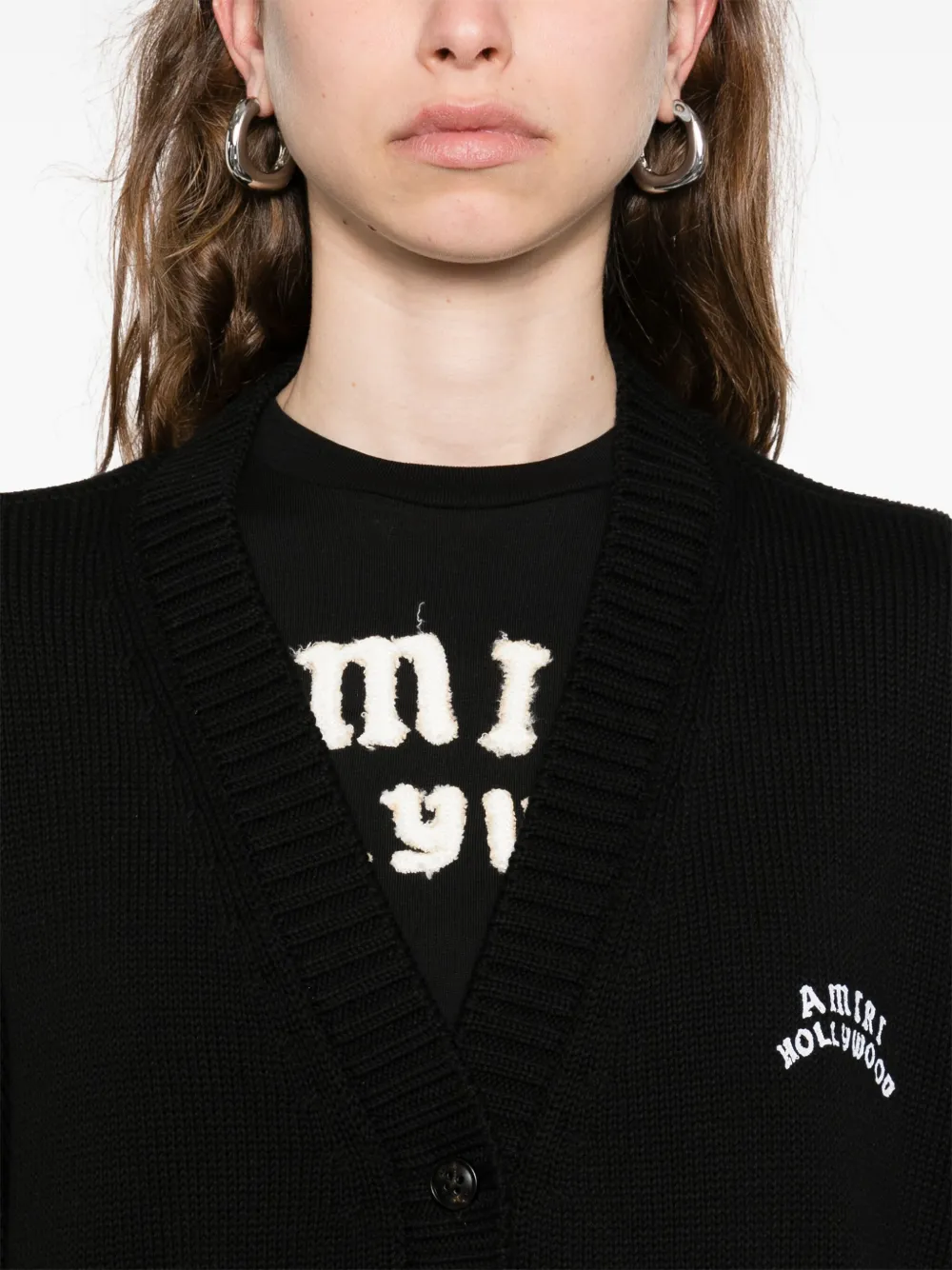 AMIRI Katoenen vest Zwart