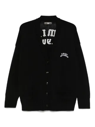 AMIRI コットン カーディガン | ブラック | FARFETCH JP