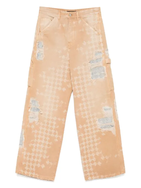 AMIRI distressed straight-leg jeans