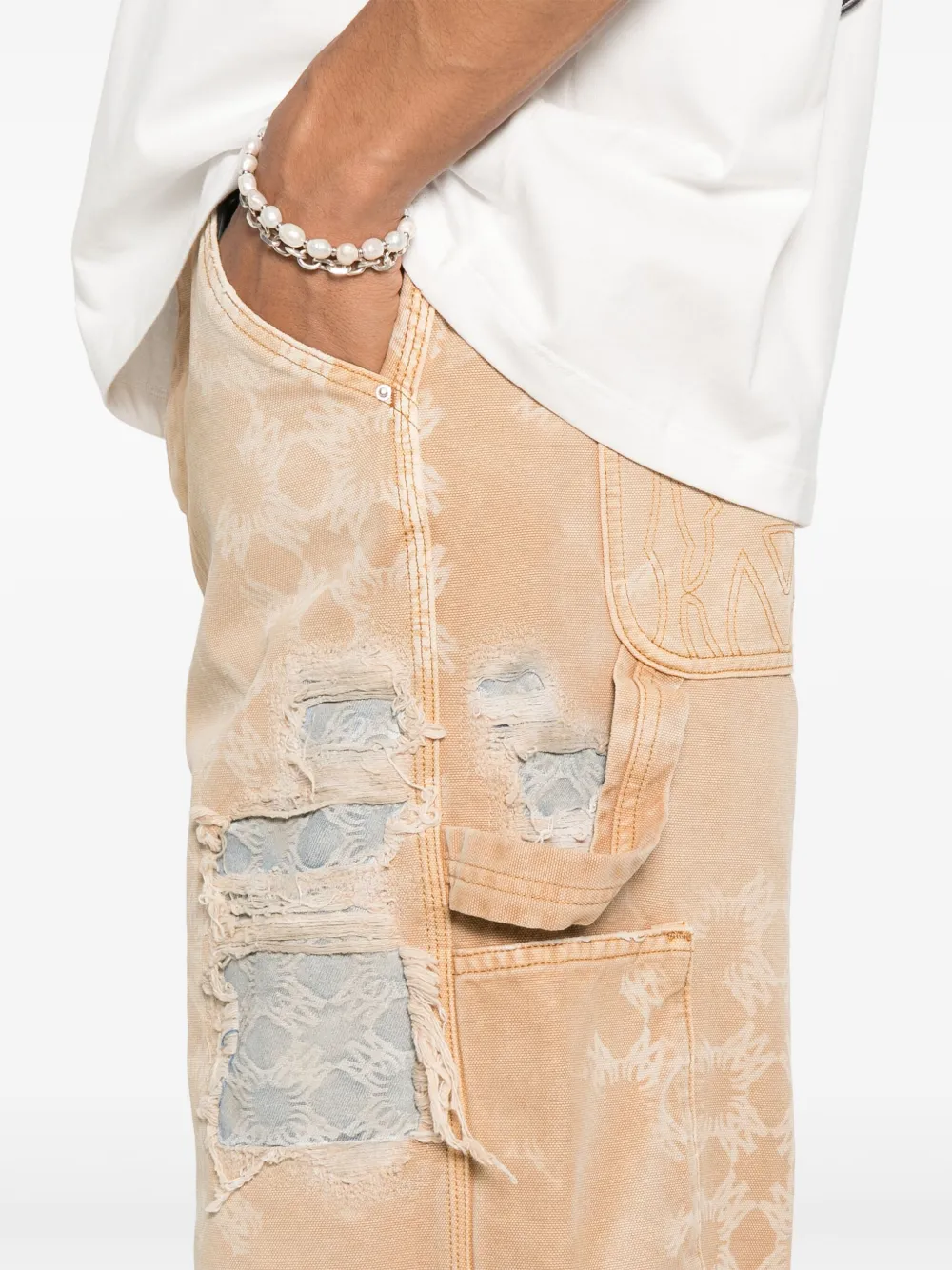 AMIRI Straight jeans Beige