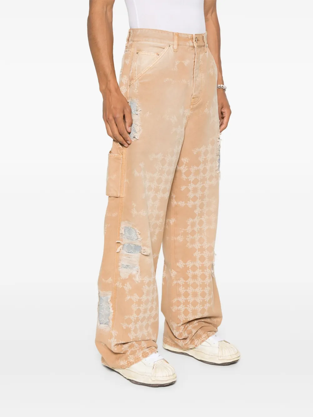 AMIRI Straight jeans Beige