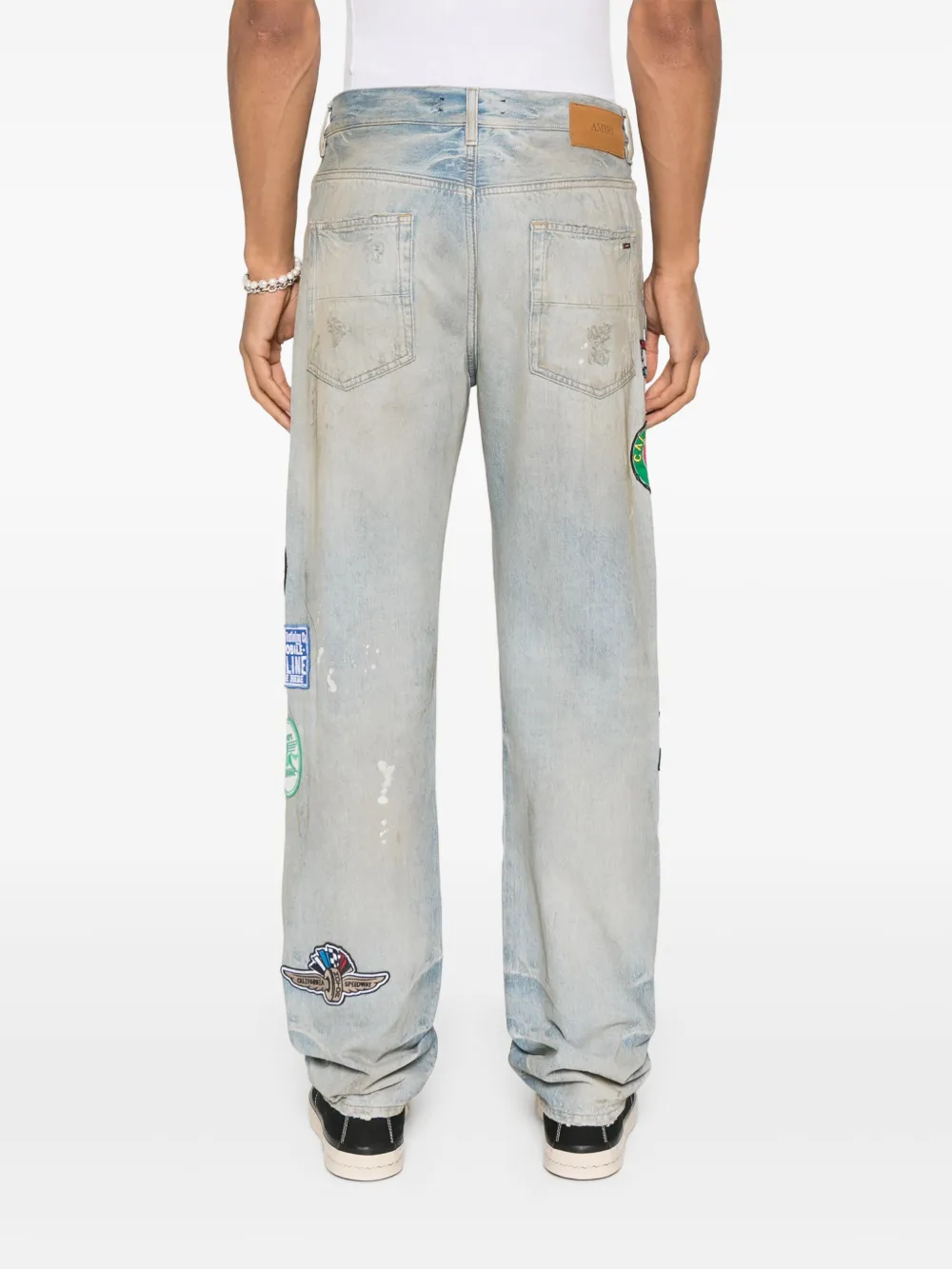 AMIRI Straight jeans Blauw