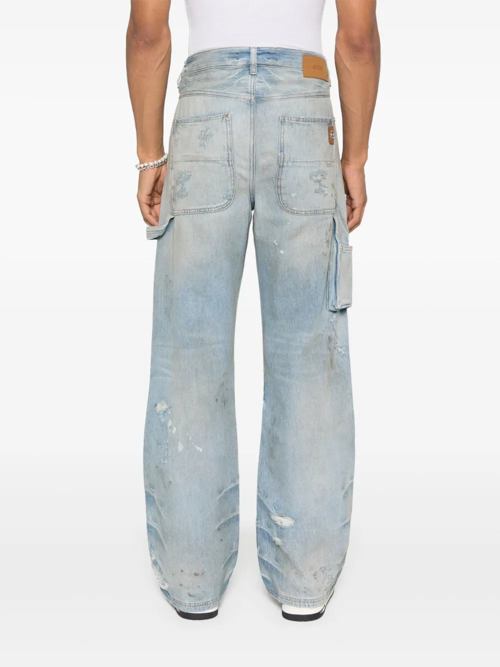 AMIRI Straight jeans Blauw
